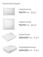 Постельное белье евростандарт двуспальное/евро Сатин Mency Жатка/ пододеяльник 200x220/простыня 220x240/ Наволочки 50x70-2шт 70x70-2шт, Цвет Красный