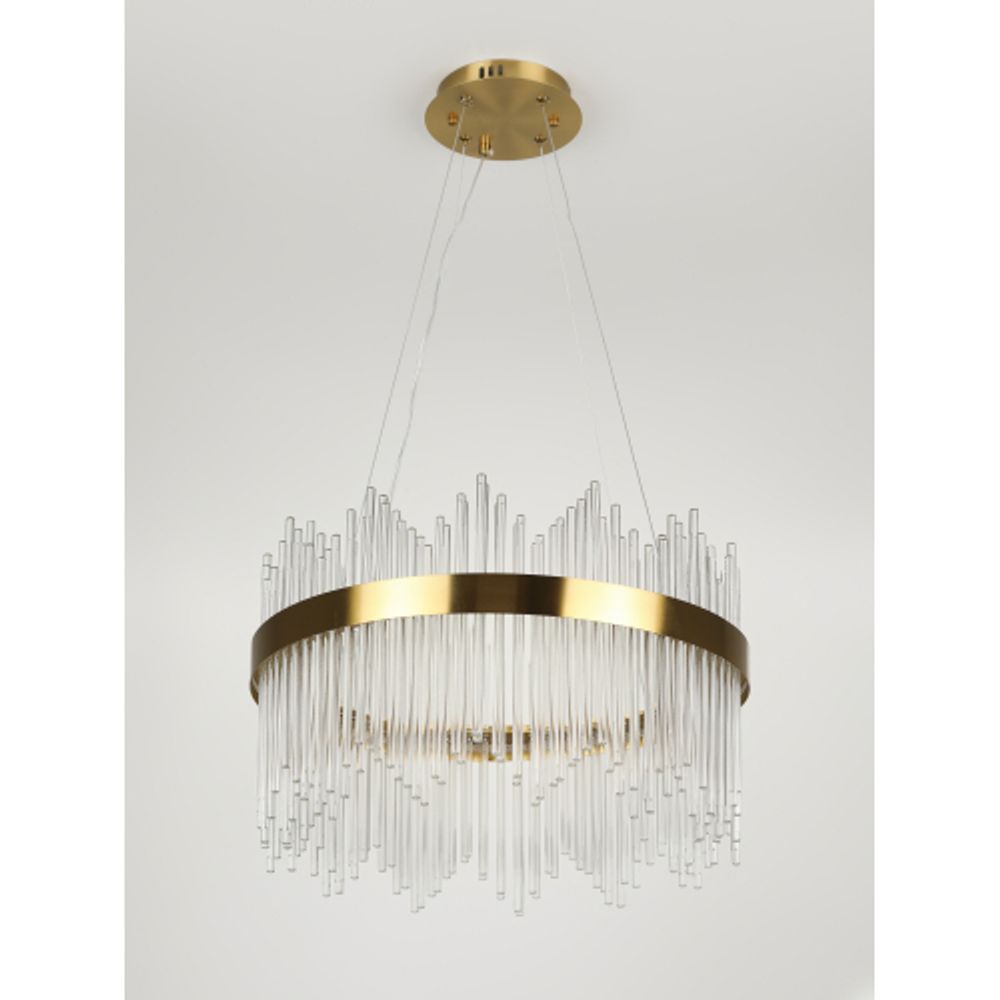 Люстра Rivoli Gwen 6192-201 подвесная светодиодная LED 3000-6300К 112 Вт с пультом | Rivoli