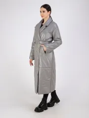 Пальто кожаное из натуральной кожи