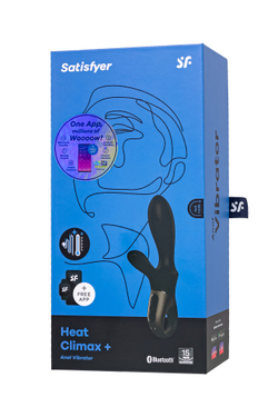 Вибростимулятор Satisfyer Heated Climax+, черный