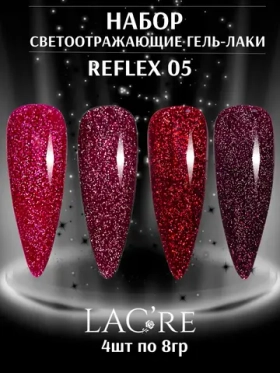 Набор светоотражающих гель-лаков REFLEX 05