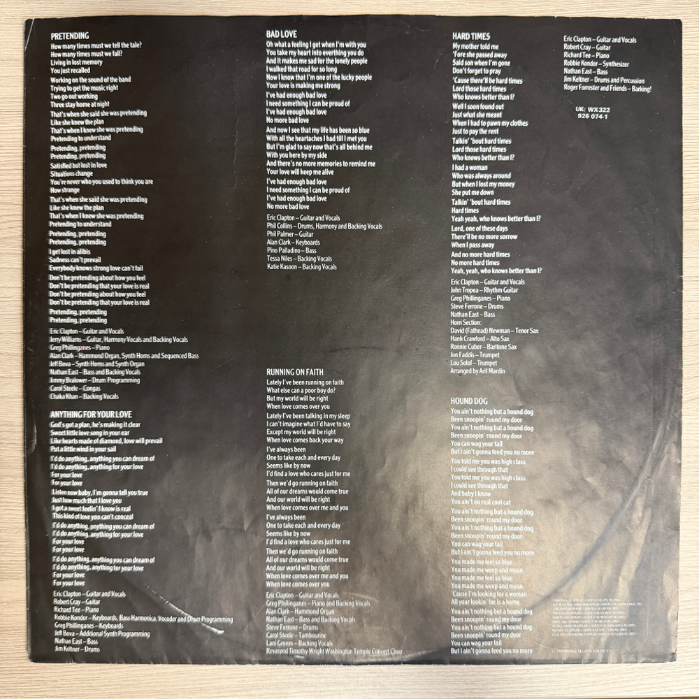 Виниловая пластинка Eric Clapton - Journeyman LP