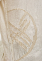 Рубашка мужская лен SHANYRAQ BEIGE