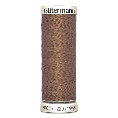 01 Нить Sew-All 100/200 м для всех материалов, 100% полиэстер Gutermann 748277 (216 капучино)
