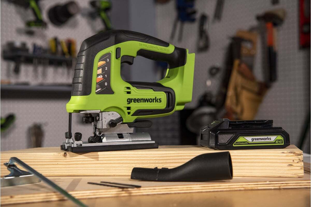 Лобзик GREENWORKS GD24JS 24 V без акк и з/у   3601407