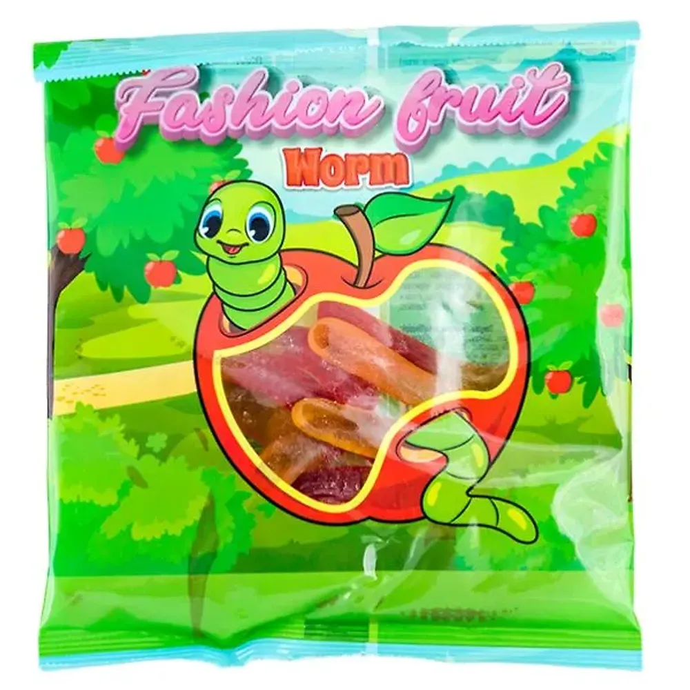 №9 Мармелад МАРМИ в форме черви Fashion fruit 100г