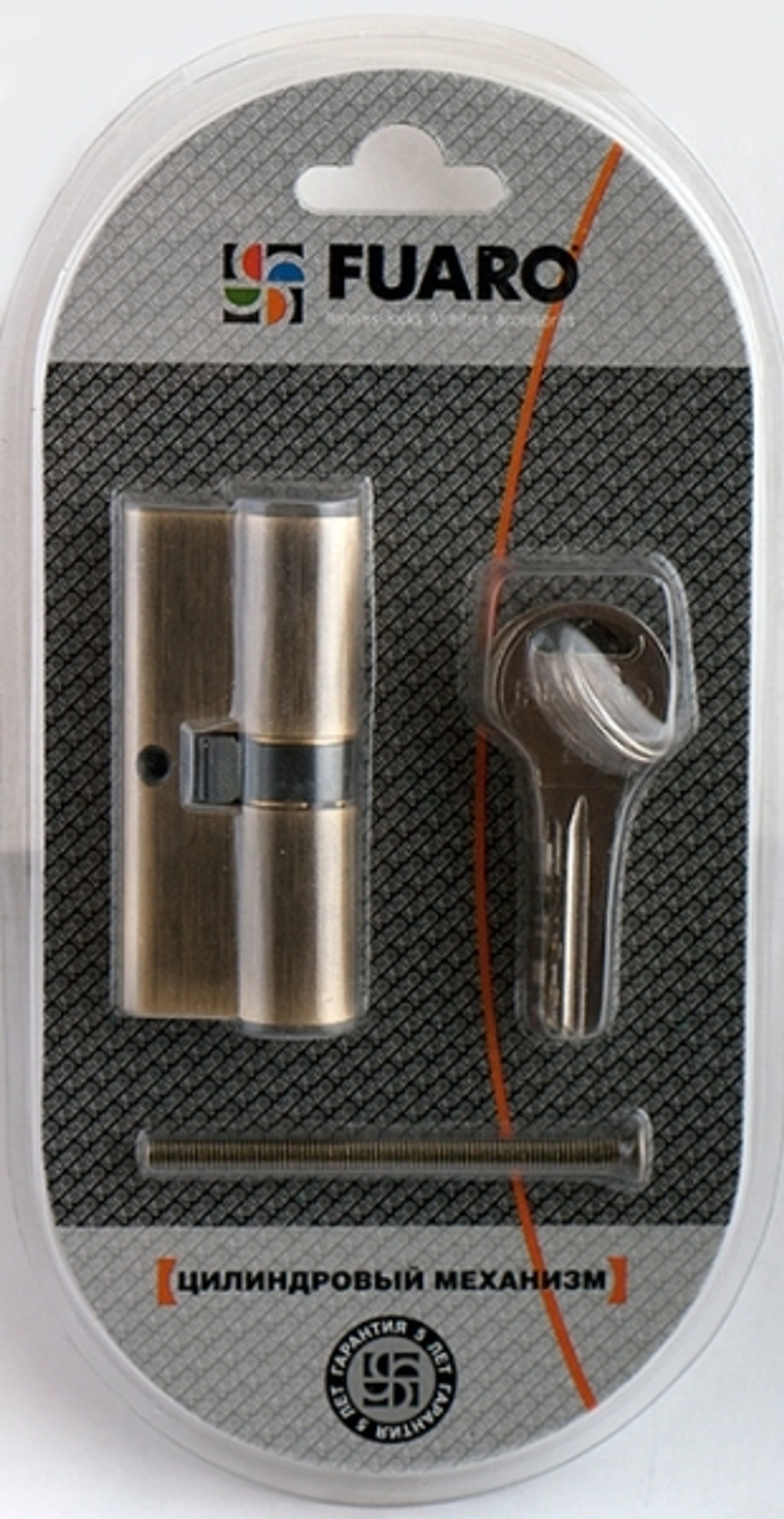Цилиндровый механизм R300/70 mm-BL (30+10+30) AB бронза 5 кл. БЛИСТЕР