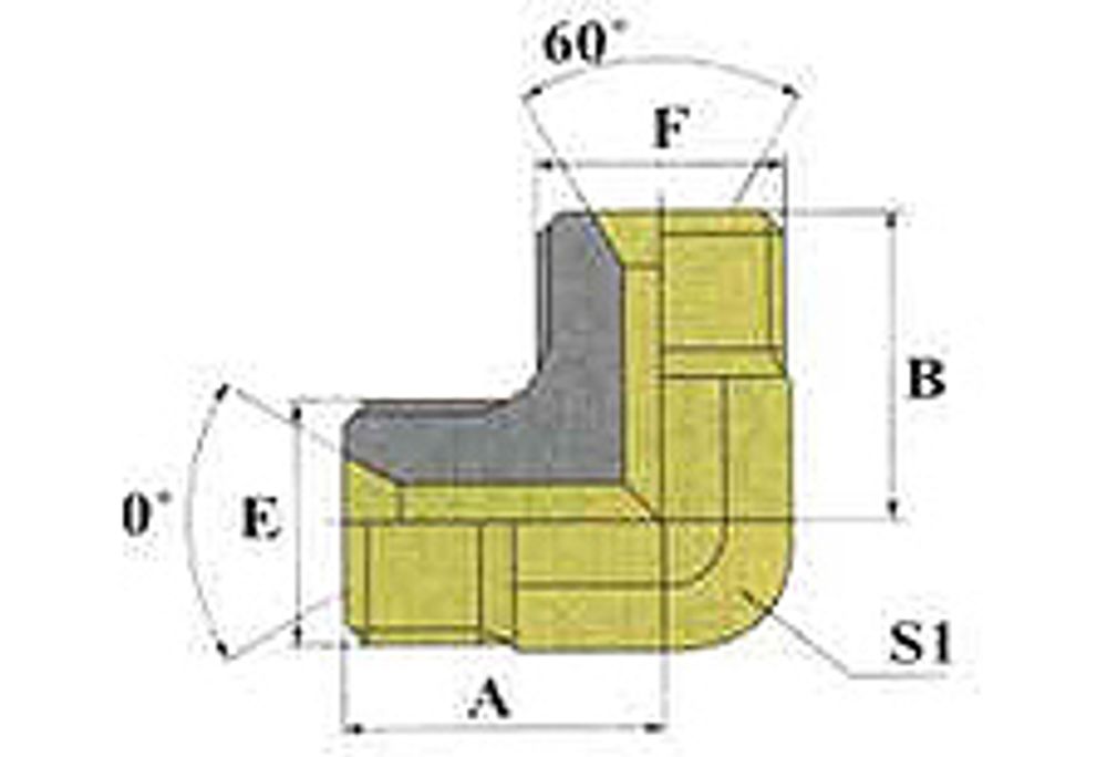 Соединение P90 BSP 1/4" BSP 1/4" |