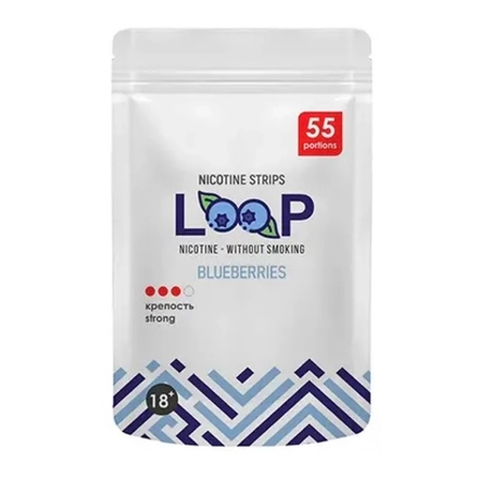 LOOP BLUEBERRY НИКОТИНОВЫЕ ПЛАСТИНКИ (12 МГ) - ГОЛУБИКА