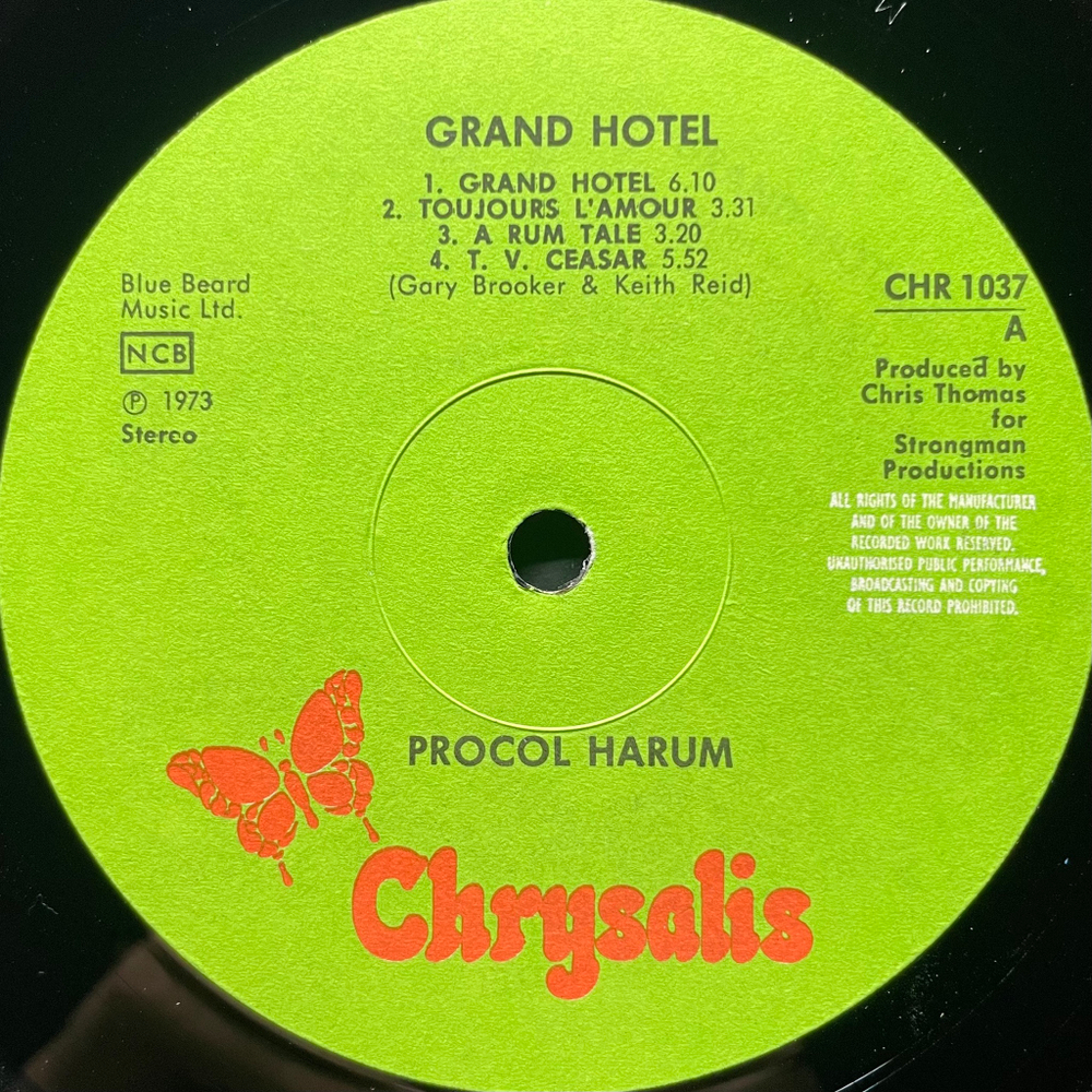 Procol Harum ‎– Grand Hotel (Скандинавия 1973г.)
