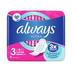 ALWAYS Ultra 8 шт. Super Single Женские гигиенические прокладки ароматизированные