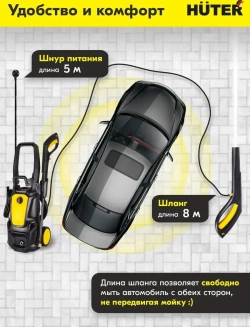 Мойка высокого давления Huter M195-PW-PRO