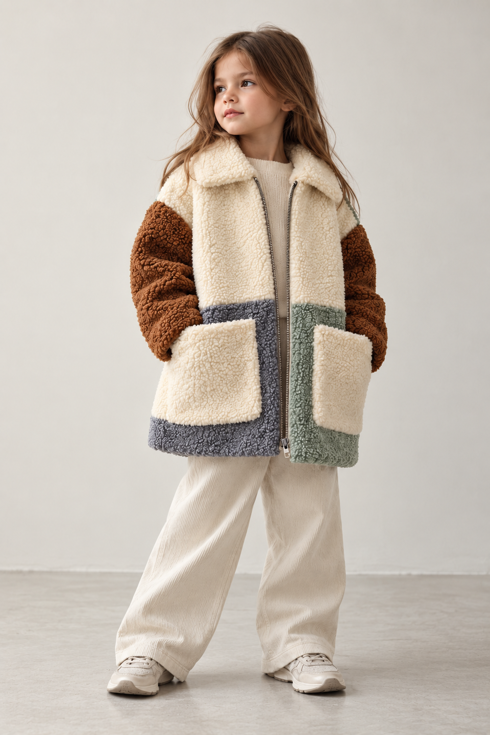 Новое пальто из экомеха Stella McCartney, 116