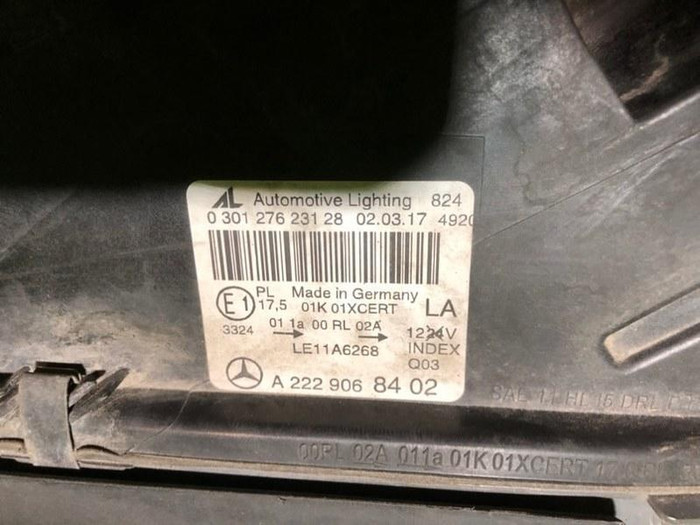 Фара левая Mercedes S w222 (2013-2017) LED