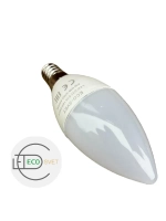 Светодиодная Led лампа С37 Е14 6W нейтр 3шт