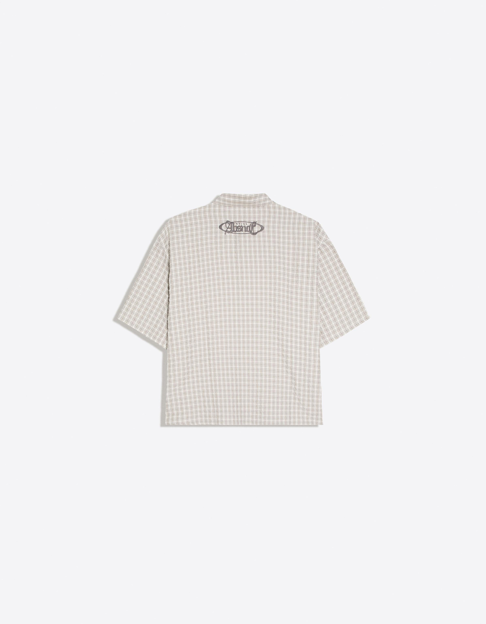 Мужская рубашка boxy fit с коротким рукавом и принтом, арт. 3110/557 - BERSHKA