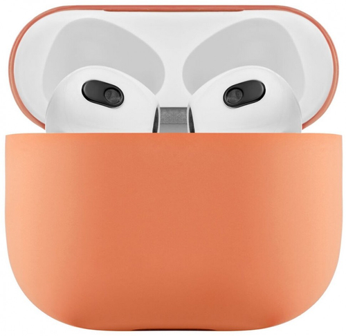 Силиконовый чехол для AirPods 3 оранжевый