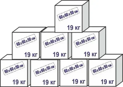 Архитектурный набор 7,5" на платформе L - 220x252 см