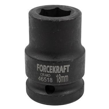 Головка ударная 3/4'', 18мм (6гр) FORCEKRAFT FK-46518