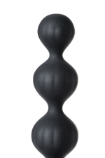 Набор из 2 чёрных анальных цепочек Satisfyer Love Beads (Цвет: черный)