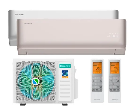 Мульти сплит-система Hisense 2 x AMS-09UW4RYCHD00(C,S) / AMW2-18U4RXC