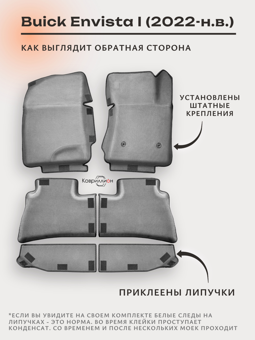Автомобильные коврики ЭВА с бортами для Buick Envista I (22-н.в.)