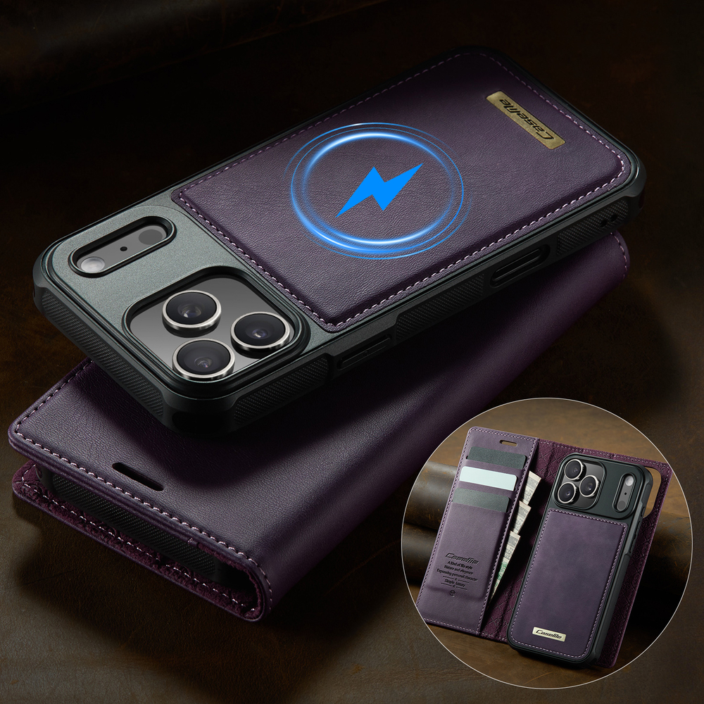 Чехол-кошелек CaseMe 2 in 1 MagSafe iPhone 17 Pro Max