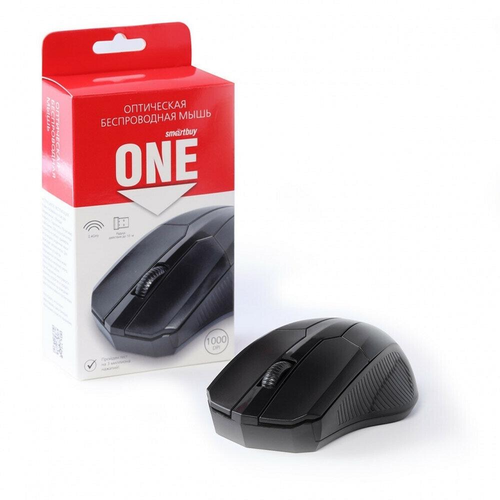 Мышь беспроводная Smartbuy ONE 303AG-K черная