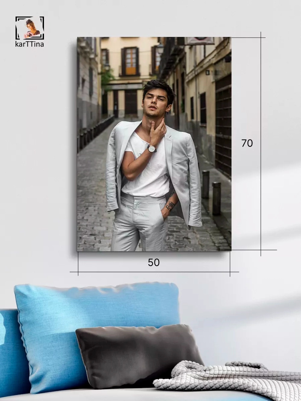 Интерьерная картина "Vini Uehara", 50х70см 1шт.