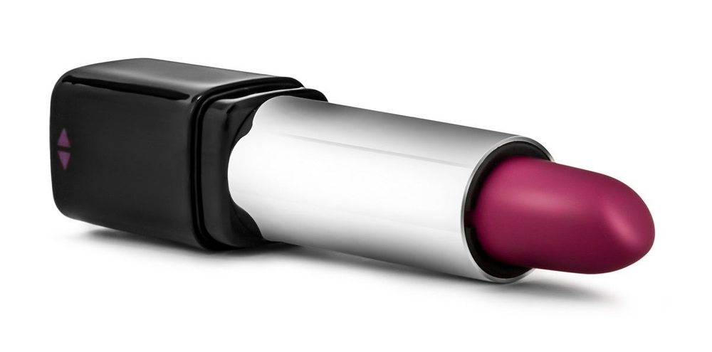 Вибратор в форме помады Rose Lipstick Vibe (Цвет: черный)