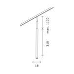 Светильник трековый SUPER5 LED 1х3W