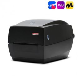 Термотрансферный принтер этикеток MERTECH TLP100 TERRA NOVA USB, RS232, Ethernet Black