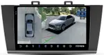 Магнитола для Subaru Outback / Legacy 2014-2019 - Teyes CC3-2K-360 на Android 10, Быстрая, 2K QLED, CarPlay, 4G SIM-слот, 4 камеры в комплекте