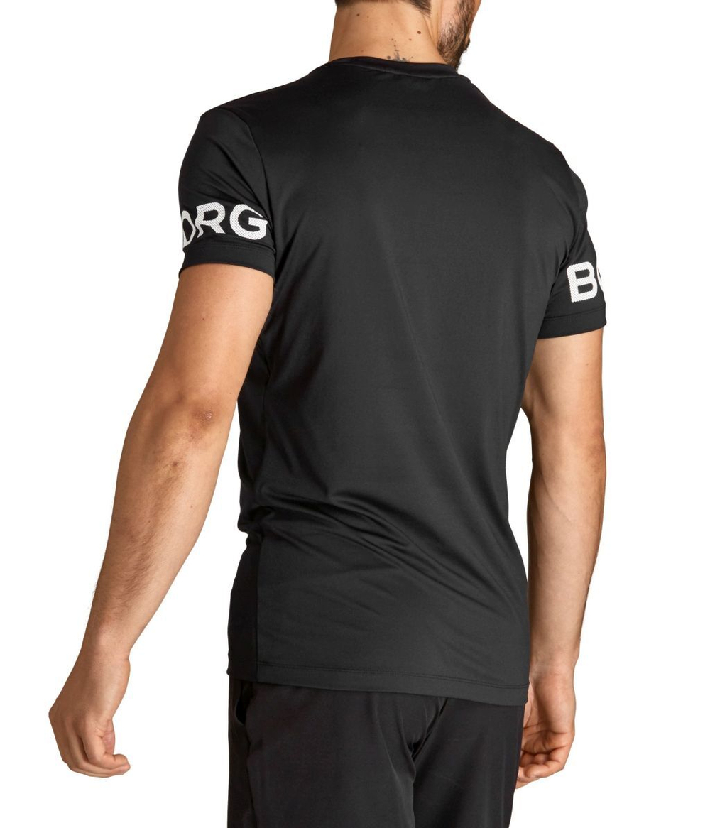 Мужская теннисная футболка Björn Borg Tee Borg M - black beauty