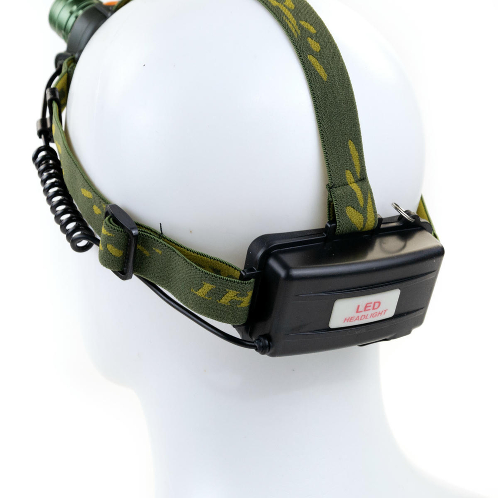 Фонарь налобный HT-427 с датчиком движения и функцией Zoom