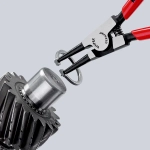 Щипцы для стопорных колец черненые 140 мм Knipex 46 11 A1 SB