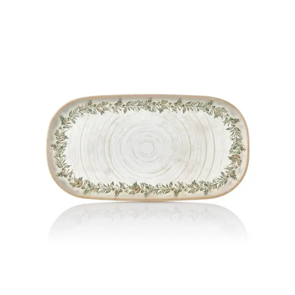 Блюдо овальное 30*15,5 см h2 см с бортом Oliva By Bone Innovation [6]