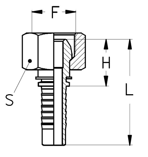 Фитинг DN 16 DKL (Г) 26x1.5