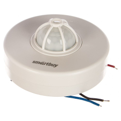Датчик движения потолоч, 1200 Вт, 8 м, 360 , IP33, Smartbuy, sbl-ms-024