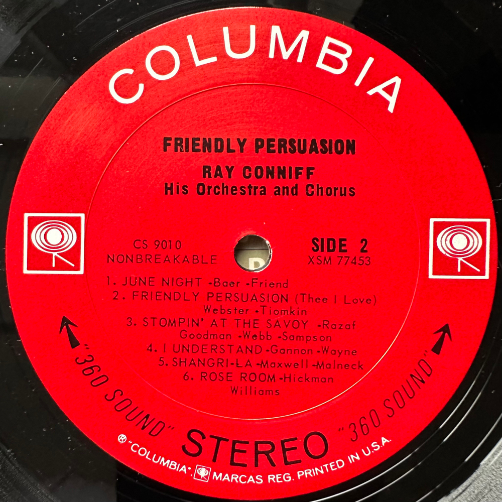 Ray Conniff His Orchestra And Chorus- Friendly Persuasion (США 1964г.)