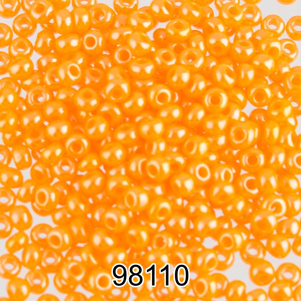 Бисер Preciosa 10/0 (2.3 мм), 500 г, 98110 (Ф158) оранжевый Бисер Preciosa 10/0 (2.3 мм), 500 г, 98110 (Ф158) оранжевый