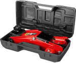 STAYER R-22 RED FORCE, в кейсе, 2 т, 125 - 320 мм, подкатной домкрат для легковых а/м, Professional (43152-2-K)