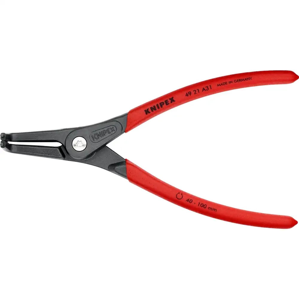 Прецизионные щипцы для стопорных колец черненая 210 мм Knipex 49 21 A31 SB