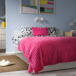 IKEA GULLSTRÅLE  (ИКЕА ГУЛЛСТРОЛЕ)  -  Покрывало - ярко-розовый 230х250 см