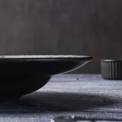 Тарелка глубокая 450 мл d 28,5 см h5 см для пасты/салата Black Raw Stellar P.L. Proff Cuisine [1]