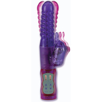 Фиолетовый хай-тек вибромассажёр SHANES WORLD - 17,5 см. (Цвет: фиолетовый)