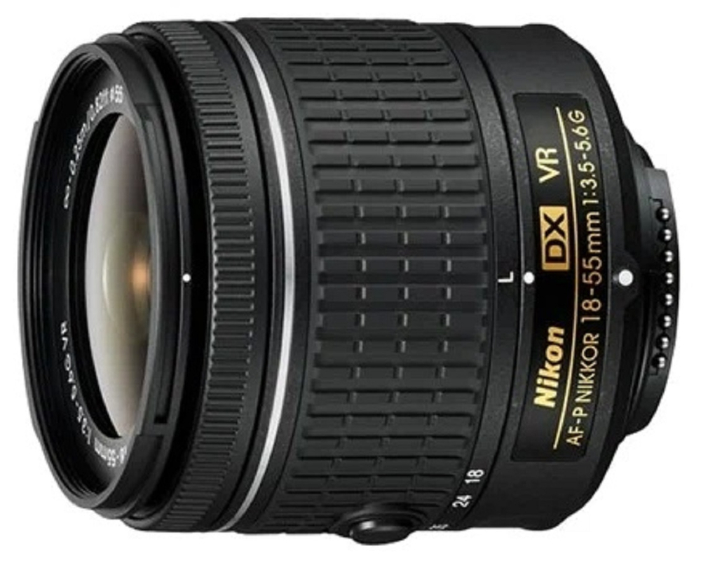 Nikon 18-55mm f/3.5-5.6G AF-P VR II DX, черный