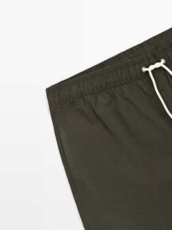 Massimo Dutti Однотонные плавки, хаки