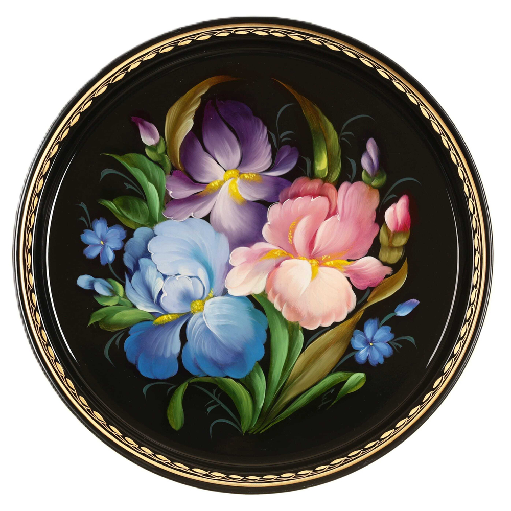 Zhostovo metal tray A9D271125122