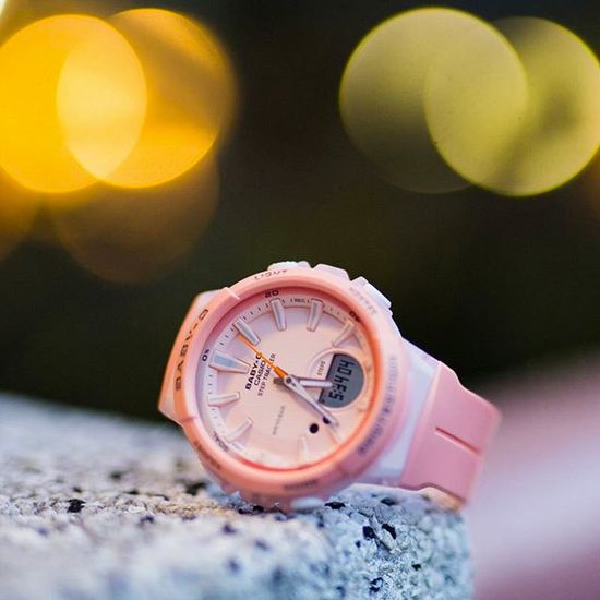 Наручные часы Casio Baby-G BGS-100-4A с шагомером